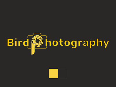 Bird Photography logo concept branding design flat identity illustration illustrator lettering logo design minimal type typography ui design vector web website