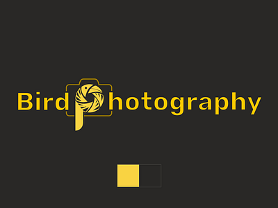 Bird Photography logo concept