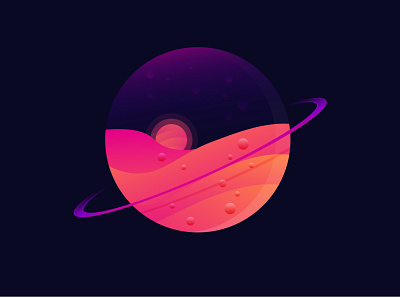 Planet Glass illustration design illustration vector