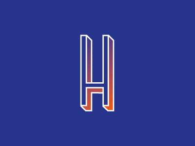 Self Rebranding branding gradient h identity logo self branding type design typography