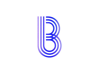 B 36daysoftype b blue daily experimental retro type type design typography