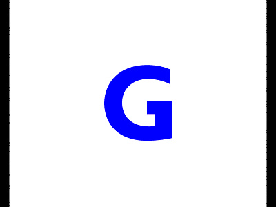 G 36daysoftype blue eric gill experimental g gill sans glitch glitch art pixels type type design typography
