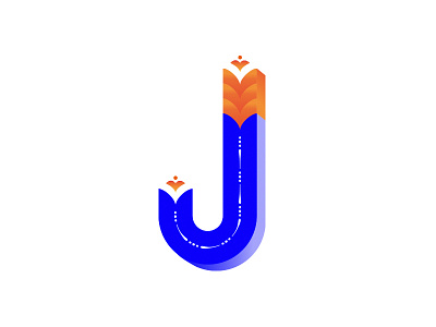 blue circus letters u