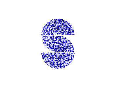 S - 36daysoftype 36daysoftype blue handmade type memphis pattern s texture type type design typography