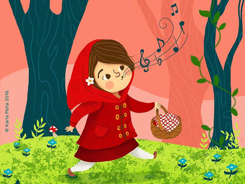 Little Red Riding Hood by Karla Pena on Dribbble