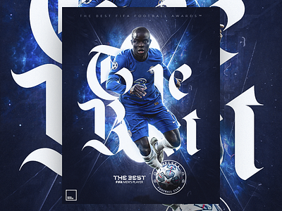 Kanté the best 🏆 🔵⚪️ design art london photoshop posters soccer sport sports design