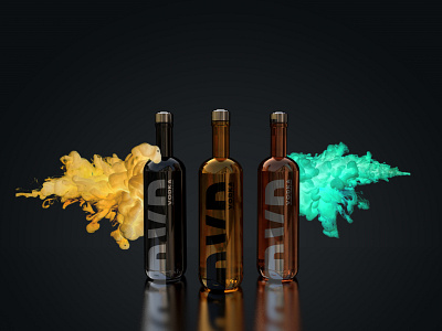 GXB Vodka Renders art artist branding design cinema 4d graphic design illustration modeling photoshop render studio vodka vray