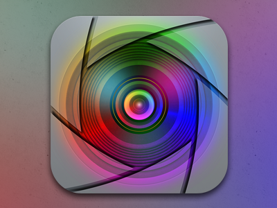 Camera Icon app icon camera camera lens design icon iconography ios ios icon lens shutter