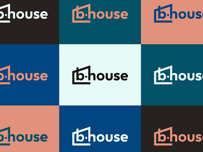 B.House Logo System brand colors brand identity branding color palette commercial furniture design furniture house identity identity design logo logo system office furniture resimercial visual identity