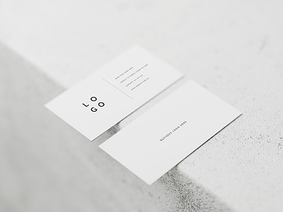 5 White Business Card Mockups bundle business card design mockup pack template white