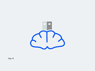 Daily Logo 14/50 - Cloud Computing Logo