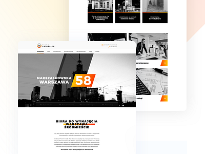 Offices rent company website branding design homepage rwd ui ux web webdesign website