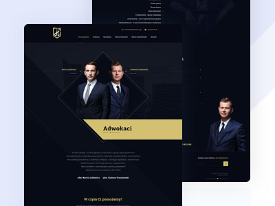 Lawyer's office website branding design homepage rwd ui ux web webdesign website
