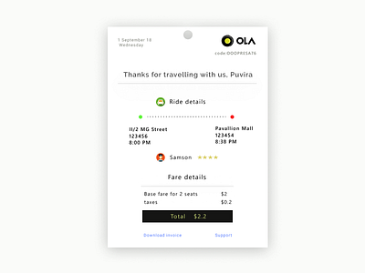 Email Receipt app dailyui desiginspiration design figma interface medium muzli ui ui ux uidesign uidesigner uiwebdesignuidesign uiwebdesignux ux uxdesign web