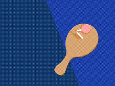 Paddleball [GIF] by Adam Prunty Giant Leap on Dribbble