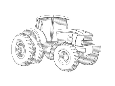 Johnny Popper [wip] 3d 7530 ag farm john deere modeling render tractor