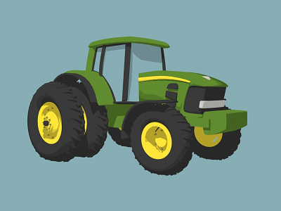 Johnny Popper II [wip] 3d 7530 flat john deere modeling render tractor