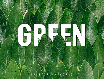 safe green world graphic graphic design graphics green safe typography world