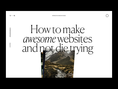 How to make awesome websites and not die trying branding design interaction interactive interface typography ui ux web web design web designer webdesign website