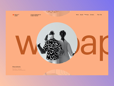 Portfolio v2 branding design interactive typography ui ux web web design web designer webdesign
