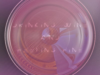 Wine 3d brand identity branding branding agency brew design dine french logo pink poster wine