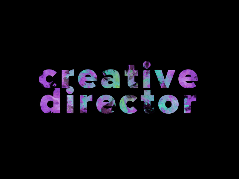 Creative Director 4d after c4d cinema color effects gradients graphics icon illusion motion typography