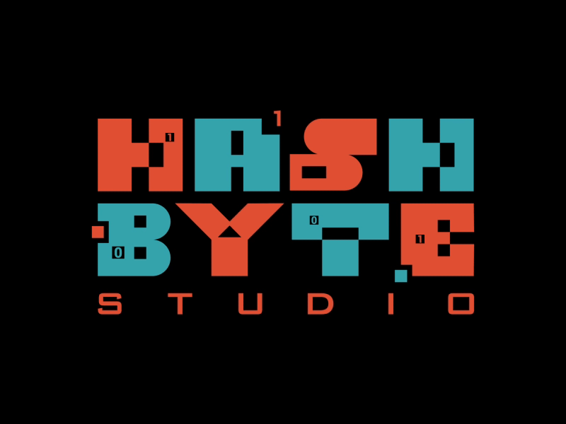 Logo Animation animation ar binary branding byte flicker game glitch logo retro studio vr