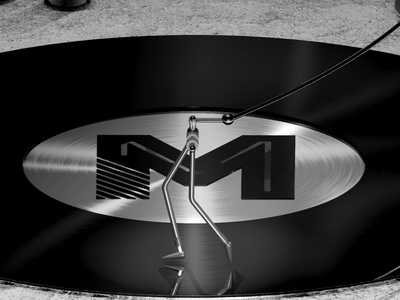 Letter M for MJ's moonwalk! 36daysoftype 36daysoftype m 3d after effect animation c4d character cinema4d dance michael jackson moon moonwalk motion record player space