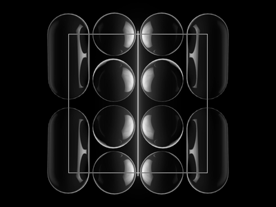 Reflection 3d animation black branding c4d game glass graphics led marble motion pattern poster