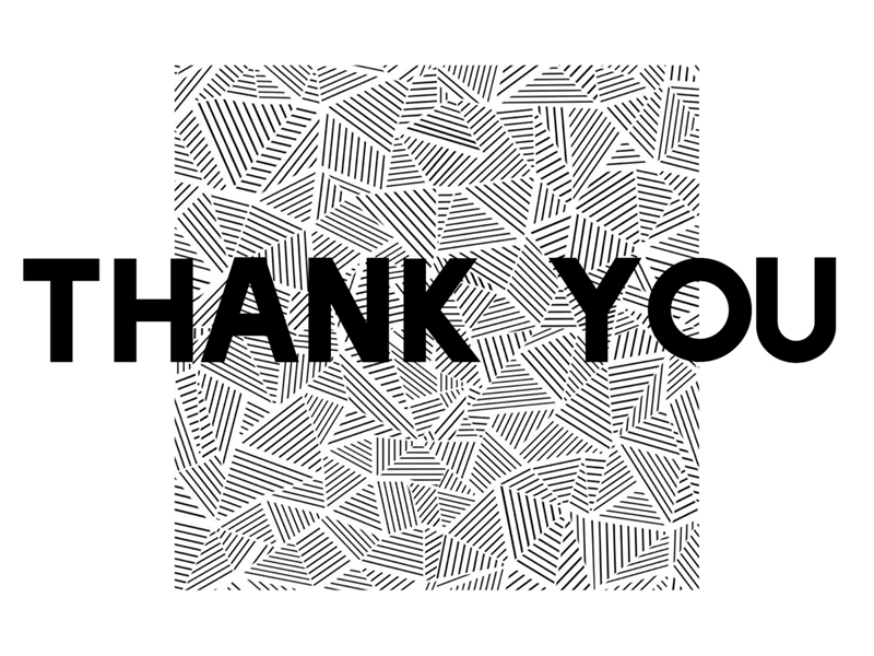 Thank You Card 1 by Brett Donar on Dribbble