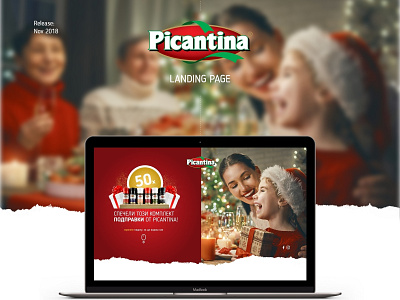 Picantina | Landing Page brand branding design flat identity illustration landingpage logo pepper typography ui ux web webdesign website