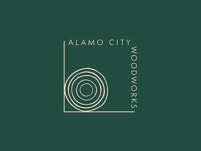 Alamo City Woodworks brand identity branding graphic design logo logo design