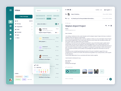 Email Client Dashboard