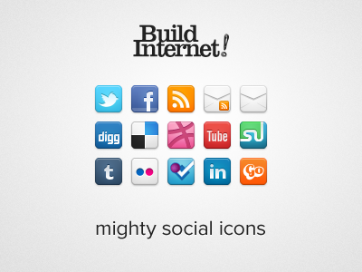 Mighty Social Icons icons media social