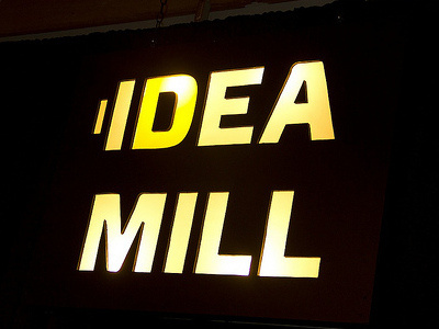 Idea Mill Illuminated Sign