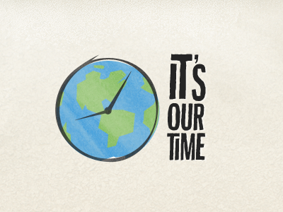 It's Our Time earth logo