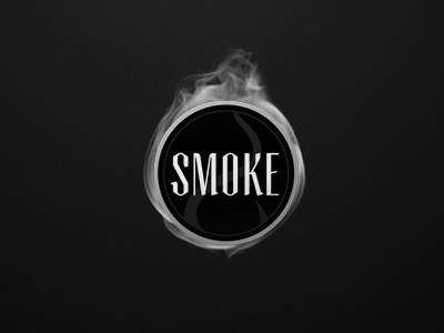 Smoke logo seal smoke whisp