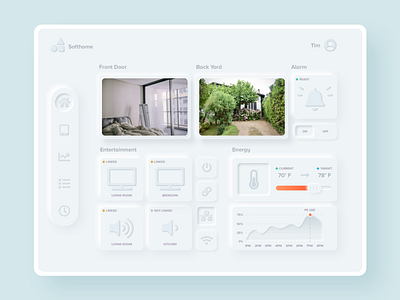 Softhome - IoT Dashboard UI
