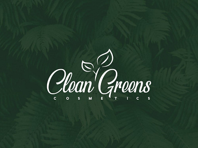 Clean Greens logo branding design graphic design logo typography