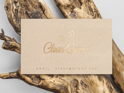 Clean Greens logo design