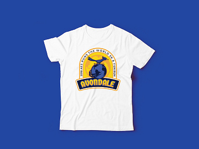 Avondale 5k Shirt Logo badge design fun fundraiser logo school shirt t shirt