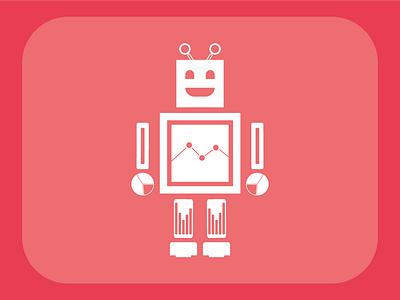 DATA-BOT analytics concept data illustration illustrator logo robot