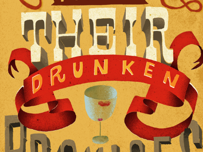 Drunken poster detail