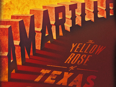 Amarillo digital lettering texas the everywhere project
