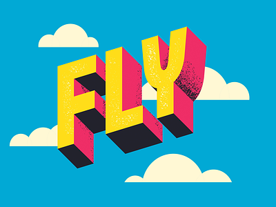 Fly guy for ya! adobe illustrator digital lettering illustration lettering typography