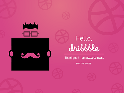 Hello Dribbble big debut dribbble first game hello invitation new player shot thanks