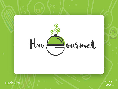 HAV Gourmet dish food freshfood gourmet logo