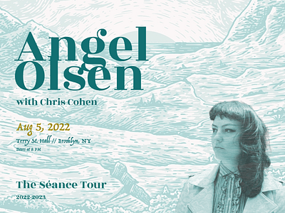 Angel Olsen Poster graphic design poster design