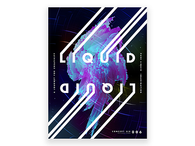 Pure Liquid Imagination : Concept 6 a poster a day graphic design just for fun poster