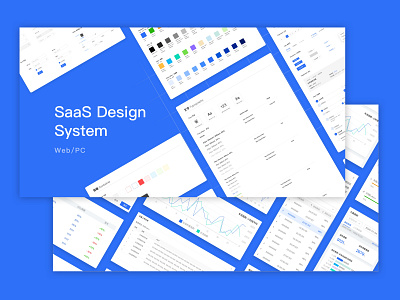 SaaS Design System for Web app design design system graphic design pc saas typography ui ux web
